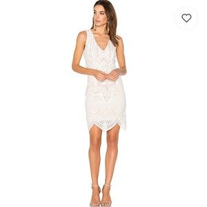 Bardot Embroidered Lace Dress